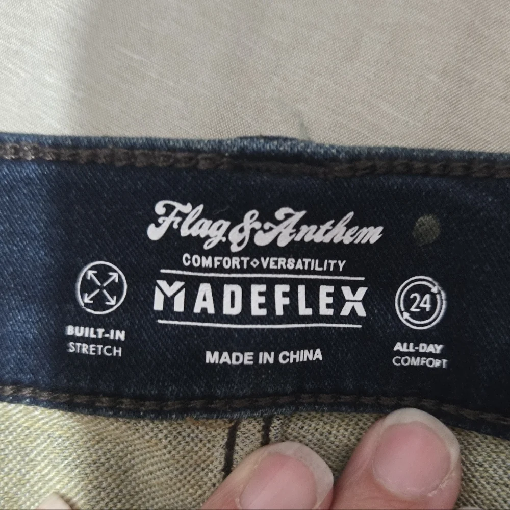 Flag And Anthem Oakland Slim Jeans Dark Wash 40x30